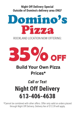 Domino’s: 35% off build your own pizza prices